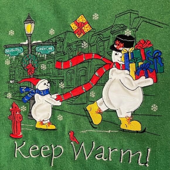 90s Christmas Nutcracker Sweatshirt Ugly Christmas Holiday Sweater Small - Picture 6 of 9